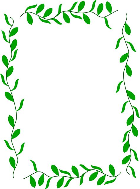 clip art leaf border